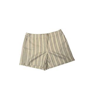 White house black market white and black stripped shorts size 8
